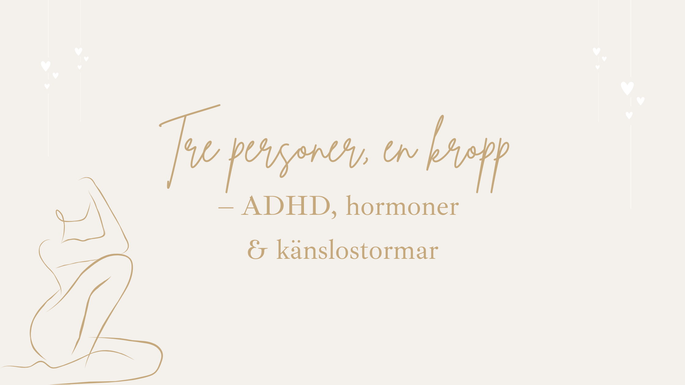 Tre personer, en kropp – ADHD, cykel & känslostormar